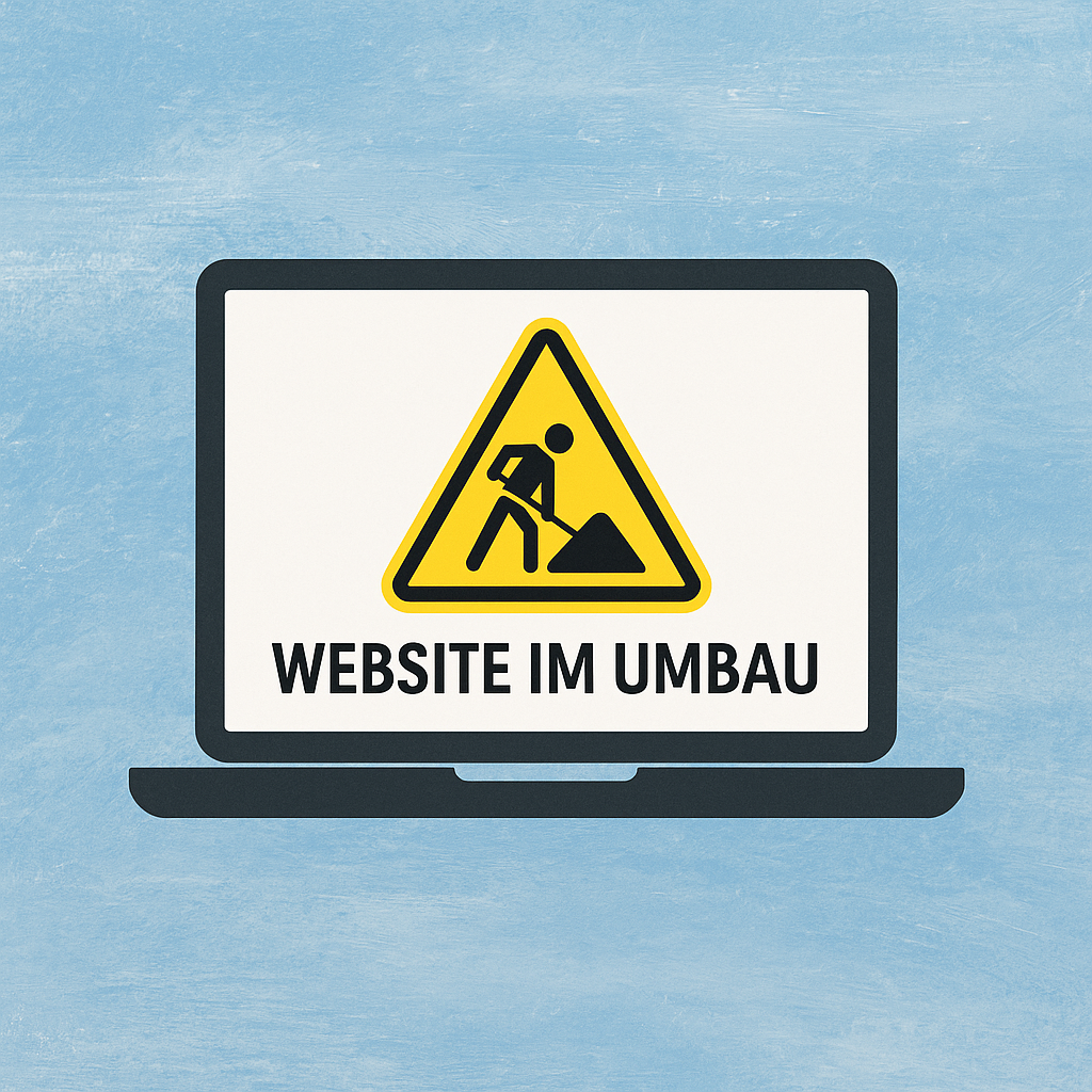 Website im Umbau